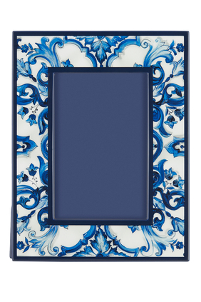 Blu Mediterraneo Lacquered Wood Picture Frame